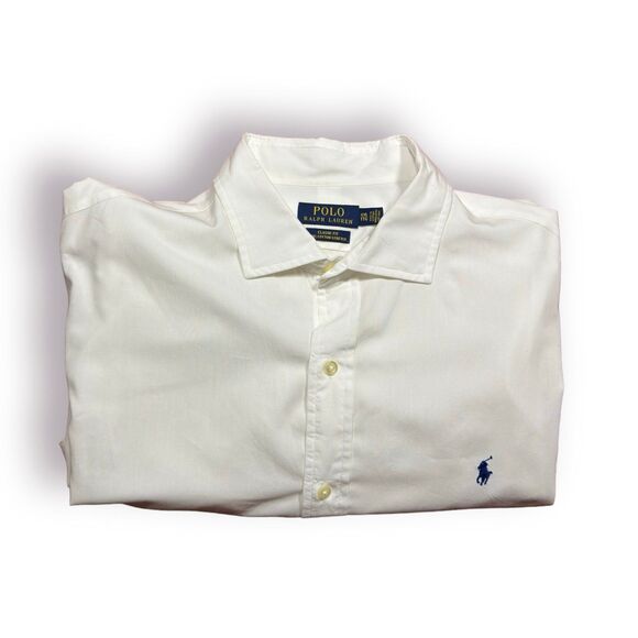 POLO Ralph Lauren XXL TTG Button Long Sleeve Shirt Men's Classic Fit 100% Cotton - Picture 1 of 10